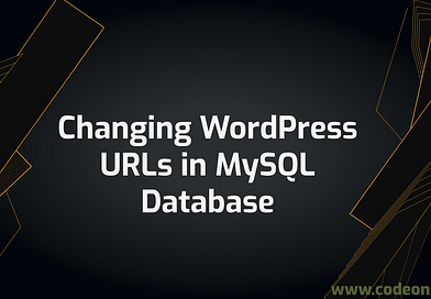 Changing WordPress URLs in MySQL Database