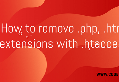 How to remove .php, .html, extensions with .htaccess